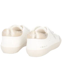 SNEAKER SIRIUS CON ACCESSORI COLORE LATTE/ORO