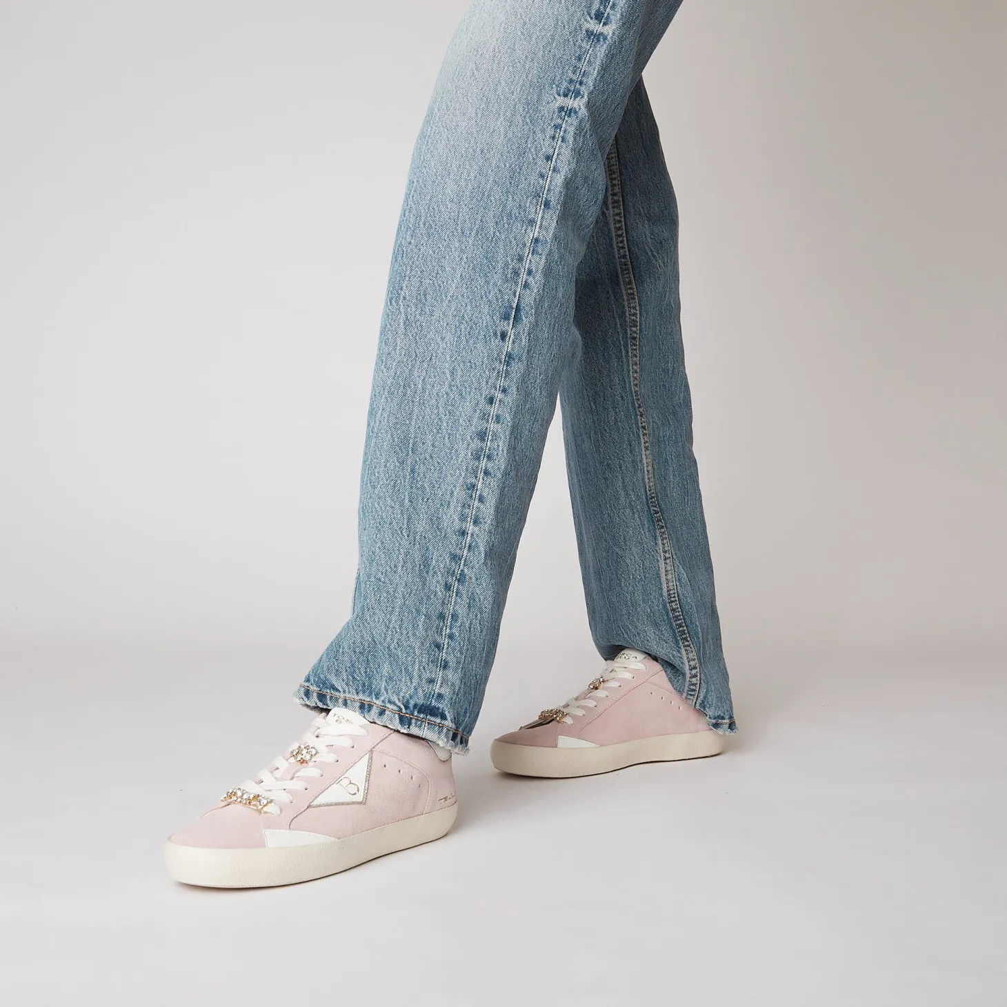 SNEAKER SIRIUS IN PELLE SCAMOSCIATA COLORE CIPRIA
