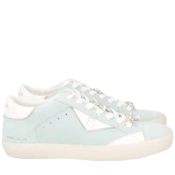 SNEAKER SIRIUS IN PELLE SCAMOSCIATA COLORE VERDINO