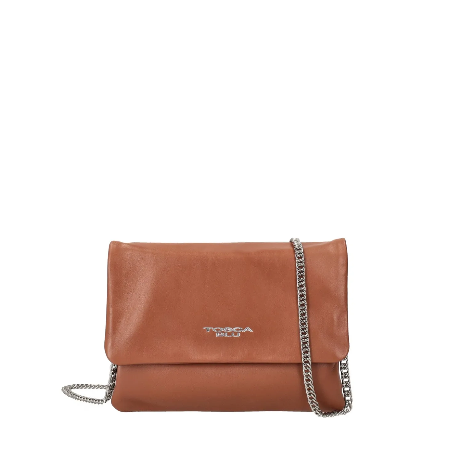 Tracolla con pattina tiny bags colore cuoio