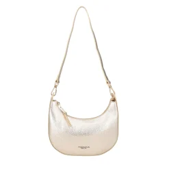Tracolla moony bags in pelle colore oro
