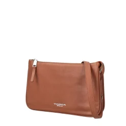 Tracolla multitasche tiny bags colore cuoio
