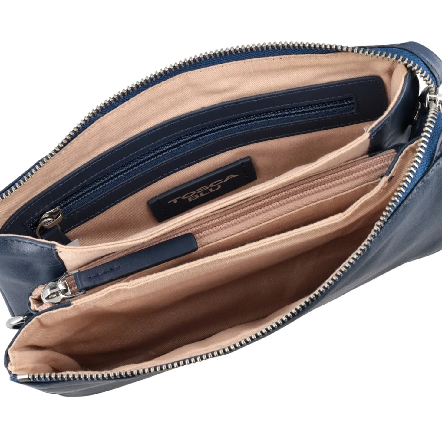 Tracolla multitasche tiny bags colore blu