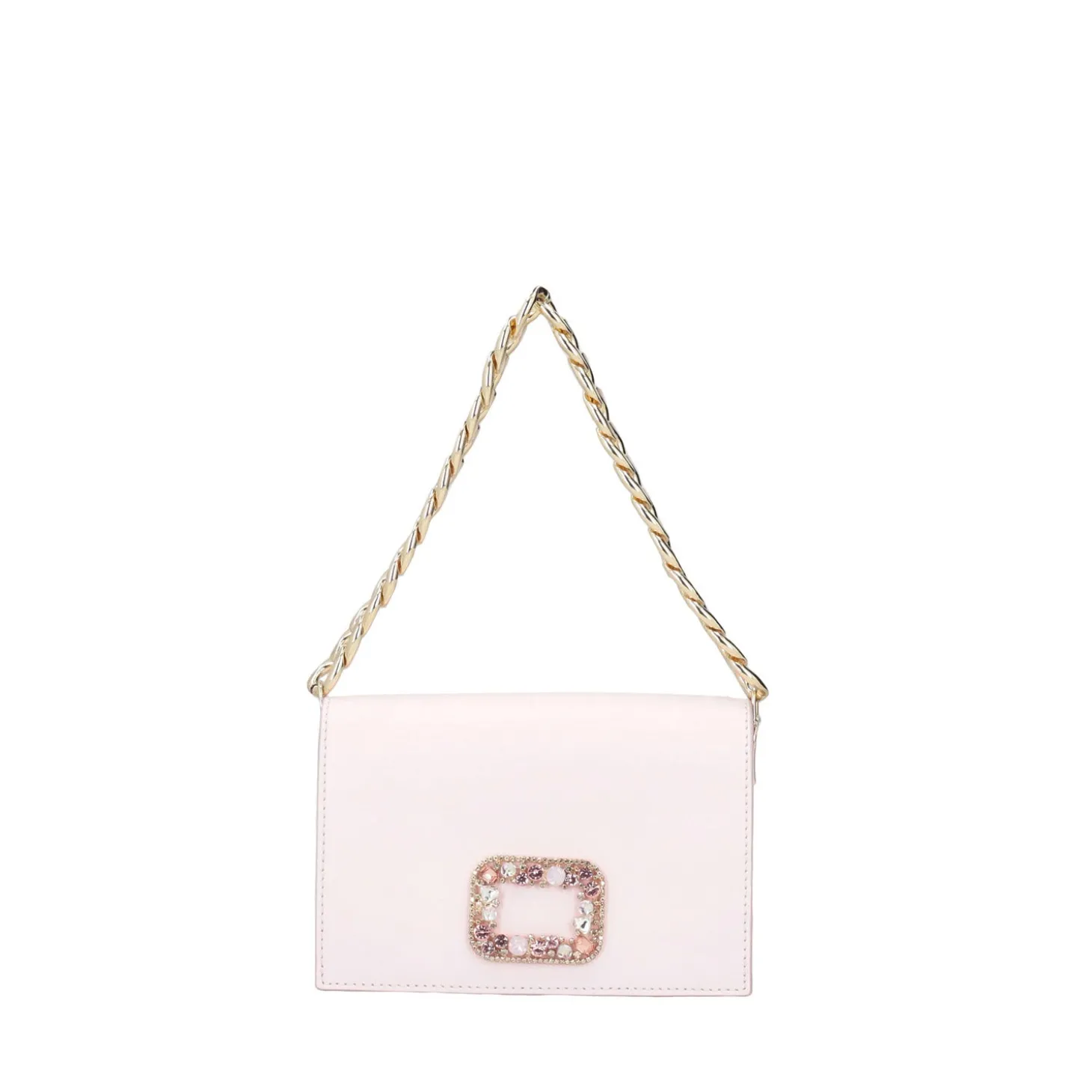 Tracollina Denise con accessorio gioiello colore rosa
