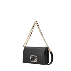 Tracollina Denise con accessorio gioiello colore nero