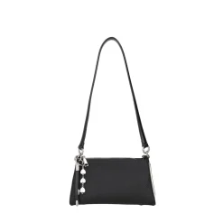 TRACOLLINA LOVE CON DETTAGLI CUORE COLORE NERO