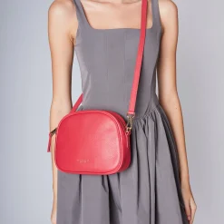 Tracollina moony bags colore corallo