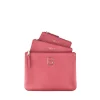 Tris Pochette moony bags colore corallo