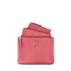 Tris Pochette moony bags colore corallo