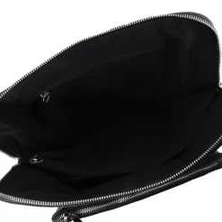 ZAINO IN PELLE CON CHIUSURA A ZIP COLORE NERO