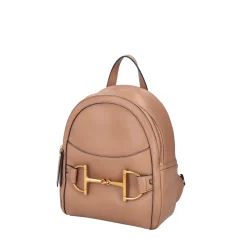 ZAINO POSITANO CON ACCESSORIO STAFFA COLORE CUOIO